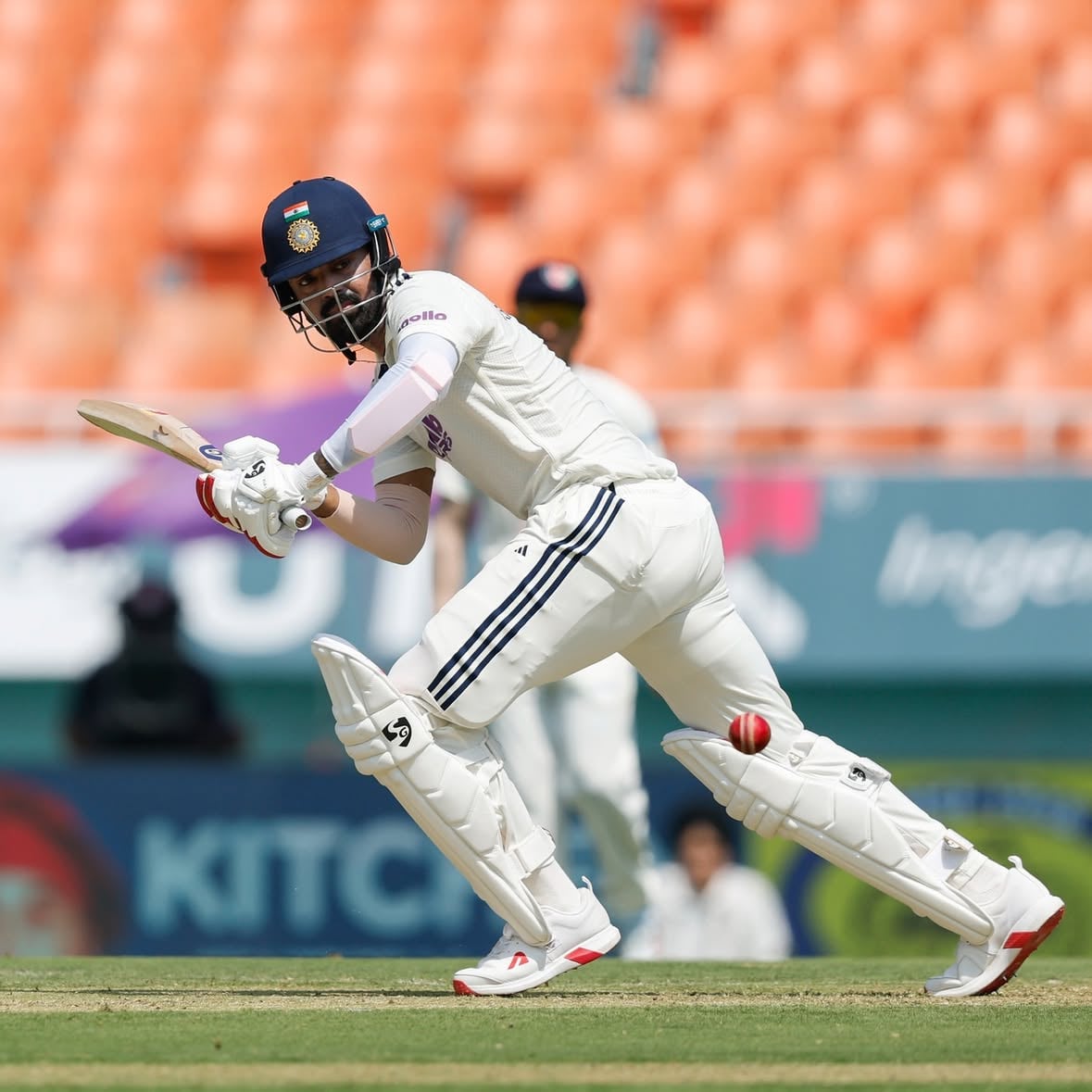 💯 up for #TeamIndia! 💪

KL Rahul & Sai Sudharsan putting up a solid show in the middle. 👍

#INDvAFG | @idfcfirstbank