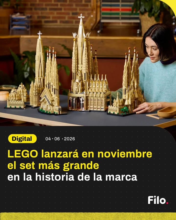 🧱 LEGO lanzará en noviembre el set más grande en la historia de la marca

🏛️ La línea LEGO Architecture lanzó el set "Sagrada Família" en homenaje al centenario de la muerte del arquitecto Antoni Gaudí, fallecido el 10 de junio de 1926.

🪜 La basílica de Barcelona lleva más de 144 años en construcción y su estructura principal está próxima a finalizar.

📌 El set tiene 12.060 piezas y supera los récords anteriores de la marca: el LEGO Art Mapamundi (11.695 piezas) y el LEGO Icons Titanic (9.090 piezas). 

🔧 El modelo terminado mide 62 cm de alto, 47 cm de ancho y 38 cm de profundidad.

🗣️ "Diseñado para reflejar tanto la escala como el espíritu de la visión de Gaudí, el set ofrece a los constructores una forma inmersiva de explorar la arquitectura de uno de los edificios más complejos y célebres jamás concebidos", explicaron.

🔜 Ya está disponible para su reserva. ¿El precio? 800 dólares, uno de los más caros en el mercado 😱

#LEGO #SagradaFamilia #Gaudí #Coleccionismo #FiloNews