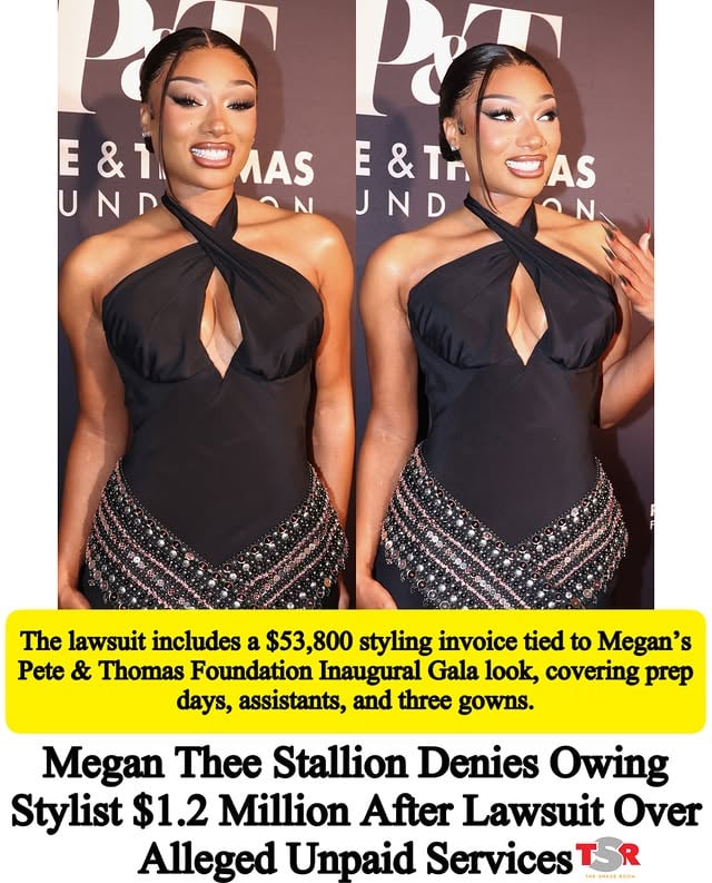TSR Staff Lawrencia! @lawrencia.cg_____________________________________#MeganTheeStallion is being sued by wardrobe company Six K and stylist #EricArchibald, who claim they are owed more than $1.2 million for unpaid styling services._____________________________________According to a lawsuit filed in Los Angeles County, Archibald was hired to provide wardrobe and styling services for Megan, born Megan Pete, at various events between January 2024 and August 2025. The plaintiffs allege they submitted multiple invoices that were acknowledged by members of Megan’s team but were never paid._____________________________________The lawsuit claims Megan and her associated entities owe $1,243,501.98 for services rendered, including wardrobe costs, styling fees, assistants, and vendor expenses. The plaintiffs say they have spent nearly two years attempting to resolve the matter and are now seeking immediate payment._____________________________________However, Megan is disputing the allegations. In a statement to @people, she said her finance team conducted an audit that allegedly uncovered fraudulent invoices, unsupported charges, and questionable shipping addresses tied to Archibald’s expenses. Megan maintains that the charges could not be verified and says she will not pay expenses that cannot be substantiated. (📸: @gettyimages) ✍🏾: #TSRStaffLG