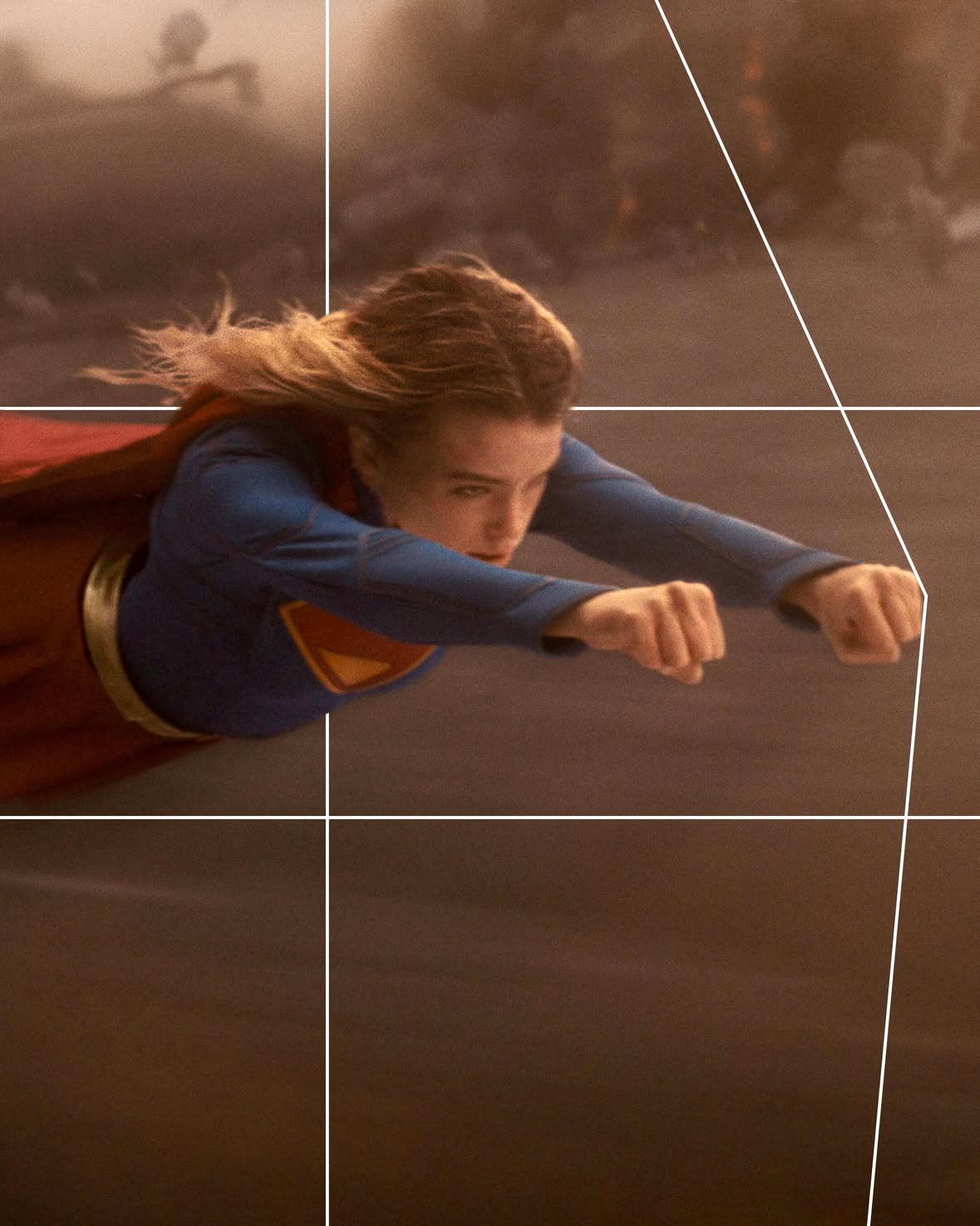 The rule of thirds made super. 💫  #Supergirl - only in theaters June 26. Get tickets now: link in bio.

(Inspo via @hstudiobjj)