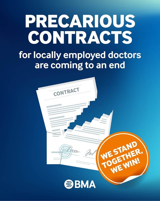 Locally employed doctors plug the gaps and keep services afloat, all the while being employed on insecure, short-term contracts. The new Eligibility and Permanency Framework will allow LEDs who meet the criteria to move to nationally recognised SAS contracts. This is a direct result of SAS doctors standing up to be counted during the 2024 dispute and negotiations. When we stand together we can win. by @thebma