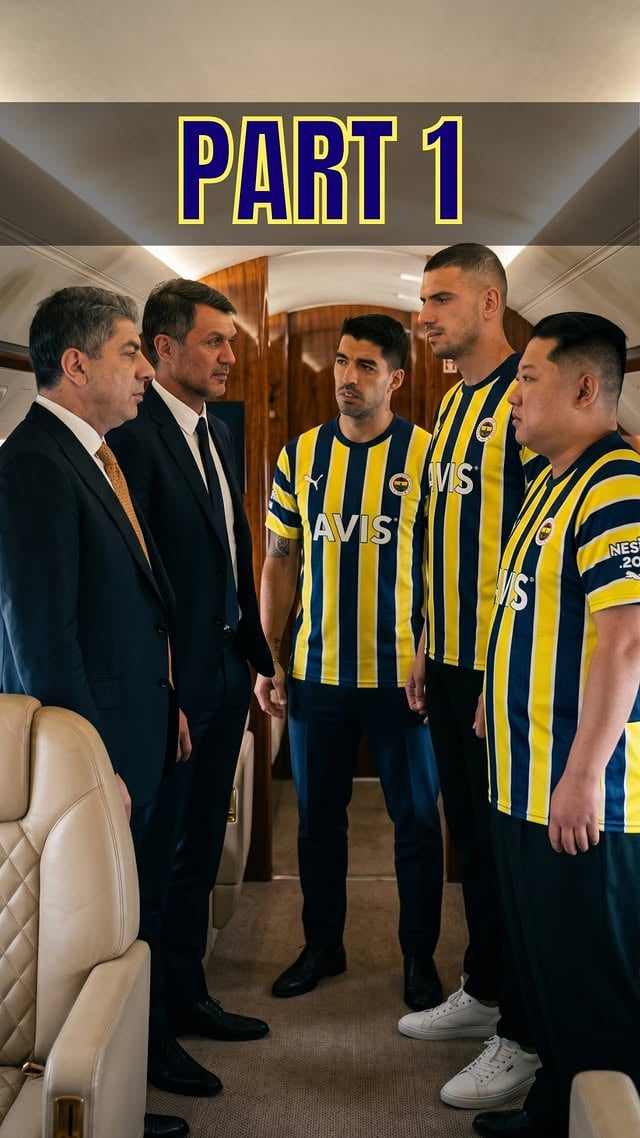 Yorumlara “Ai” yaz sana bu videoları hangi yapay zekadan yaptığımı DM’den göndereyim 🐉

Yorumlara “Eğitim” yaz sana AI Video Hazırlama Rehberini DM’den göndereyim 🎓

PART 1 - Fenerbahçe İçin Seçim Günü
Özel uçakta Maldini, getirdiği oyuncuları tek tek tanıttı. Suarez, Demiral ve Kore’den özel olarak transfer ettiği isim. Hakan Safi skeptik bakışlarla dinliyordu. Stoper olarak getirilen adamın boyunu görünce dayanamadı. “Bu nasıl hava topuna çıkacak?” Maldini gülümsedi. “Başkanım, kafa toplarına füze gibi çıkıyormuş.”
İnandırıcı değildi ama devam ettiler.
Fenerbahçe’nin ofisine vardıklarında Aziz Yıldırım zaten başka bir şey düşünüyordu. “Mbappé’yi istiyorum. Parası neyse veririm.” Aykut Kocaman hafifçe öksürdü. “Başkanım, kendisi şuan kapıda bekliyor.”
Kapı açıldı. Mbappé içeri girdi. Elinde para dolu bir çanta. Yüzünde alaycı bir ifade.
“Ben kendim geldim Aziz. Ama seni satın almaya geldim.”