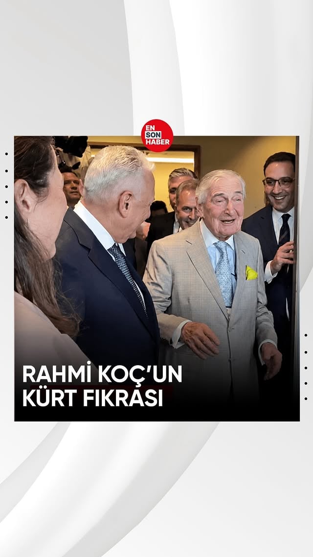 Koç Holding Onursal Başkanı Rahmi Koç'un hastane açılışında anlattığı fıkra sosyal medyada tepki topladı.

#rahmikoç #kürt #fıkra #hastane