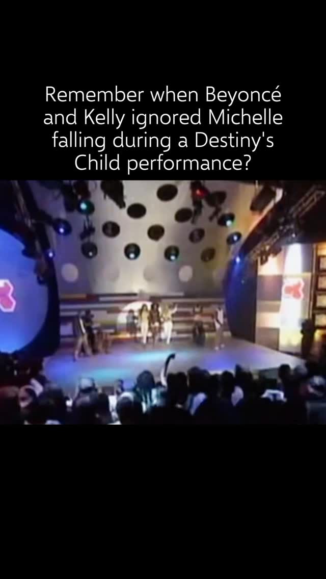 Fun fact: During a Destiny’s Child performance, Michelle Williams slipped and fell on stage while performing, but Beyoncé and Kelly Rowland appeared to keep singing and dancing without immediately reacting.