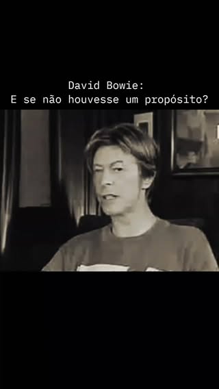 David Bowie

Reflete sobre o que restou quando o homem moderno assumiu para si a responsabilidade de criar seu próprio propósito.

Nietzsche já havia antecipado essa virada. E, quando passamos a assumir para nós um papel antes reservado ao divino, nossa maior criação foi a bomba.

E agora?

Bowie sugere que talvez a resposta não esteja no infinito, mas em viver um dia de cada vez.

Um ótimo dia a todos! ✨✨✨

Obs.: Para a entrevista completa, procure no yt por "A Philosophical Conversation with David Bowie"

#davidbowie #freud #nietzsche #filosofia #einstein