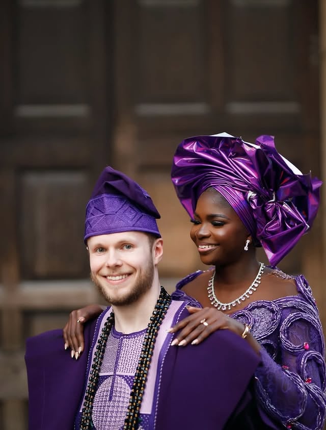 We are Owen and Lola 🤴🏻👸🏿 two people from completely different worlds who met on Hinge a few years ago and clicked instantly. From a simple coffee date on a freezing winter night, everything changed.Lola isn’t just my partner she inspires me every day. Being with her pushed me to compete harder at work, grow in my career, and earn my promotions.Dating her taught me something important: love isn’t just about butterflies or chemistry. It’s about being yourself, communicating honestly, taking your time, and letting someone inspire you to grow. A relationship works best when both people lift each other up and enjoy the journey together.A step to new beginning with my forever 🤎🤍@lolade_________ Congratulations darling 🎉💍So happy for you guys😘Wish you happy forever 🥰🙏🏾🤍🖤❤️🩵💚🩷💙🩶🤎🧡...#interracial #interracialcouple #traditionalwedding #interracialmarriage #wedding by @whitemendatingblackwomenclub