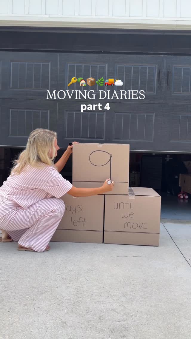 9 days to go…💜 Officially down to single digits! 📦

Packing closets today made us realize we own way more stuff than we thought… which brings us to our current dilemma 🙈 Do we get the 20-foot U-Haul or the 26-footer? 👀The price difference isn’t huge, but we’ll be towing a vehicle too, so we’re trying not to get more truck than we need! 🚚🤔

help us out… are we being brave with the 20-footer or just setting ourselves up for a very stressful moving day? 😂

#moving #family #9days #packing #excited