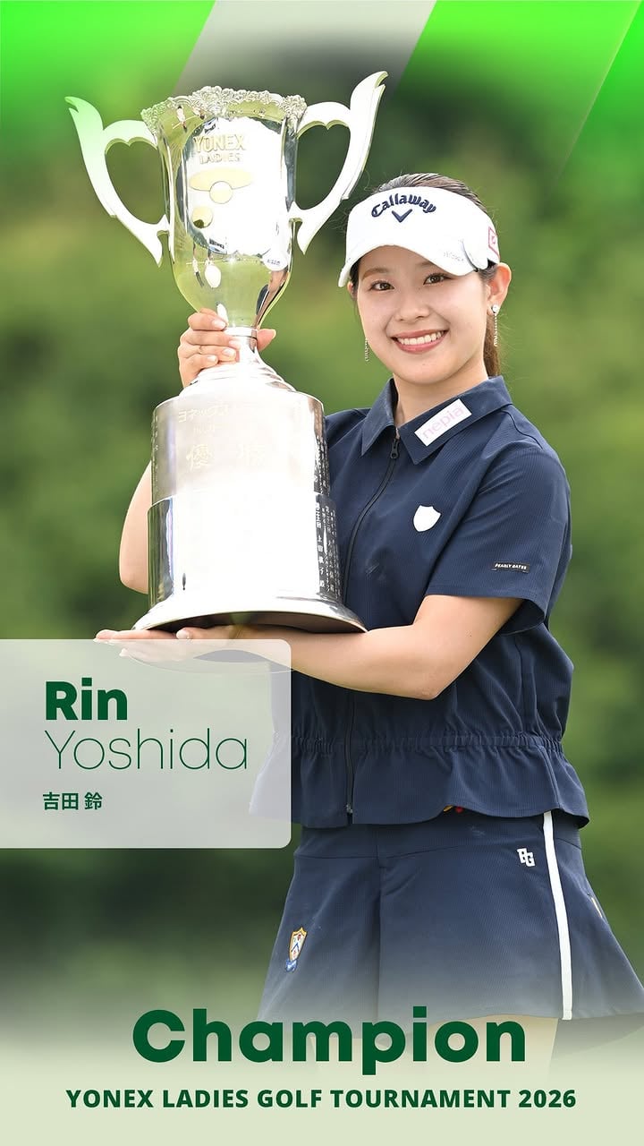 .

#ヨネックスレディス 🏆｜Round3

「もっともっと練習して、女子ゴルフ界を盛り上げられる存在になれるよう頑張ります！」

#吉田鈴 が後続の追い上げを振り切り、待望のツアー初優勝🏆

最後まで気の抜けない混戦の中で攻めの姿勢を貫き、歓喜の瞬間を迎えました👏

#心動かす瞬間 #JLPGA