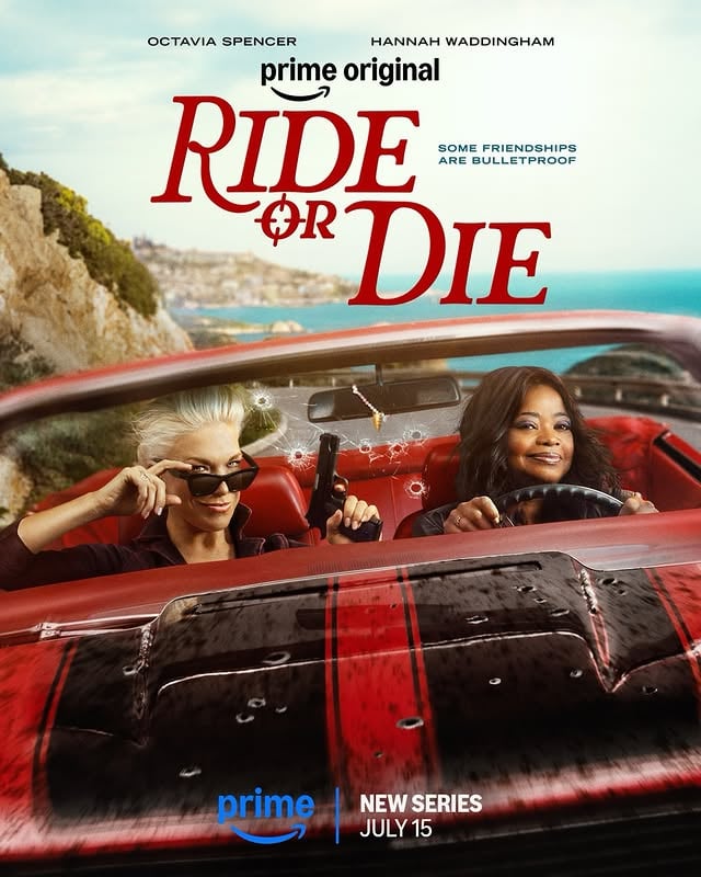 The poster & trailer for #RideOrDie on @primevideo are finally HERE! I can’t wait for y’all to experience this wild adventure with @hannah_waddingham and me when #RideOrDie premieres on July 15🔥

Tag your #RideOrDie’s below! 👇🏾

I’ll go first 🥰 @kellyshipe @thecurvycritic @yvettenicolebrown  @itsngocnguyen @alanderse @melissamccarthy ❤️❤️❤️