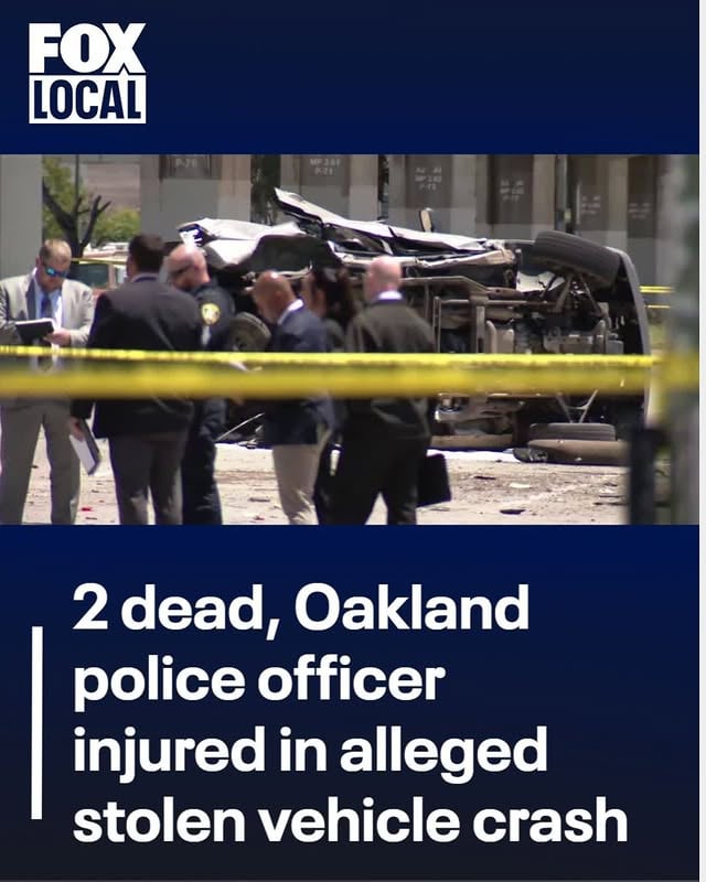 LIVE: Two men died and a police officer was injured on Monday after the men crashed an allegedly stolen vehicle into a patrol SUV in East Oakland, according to two sources. For more details tune into ktvu.com. by @ktvu2