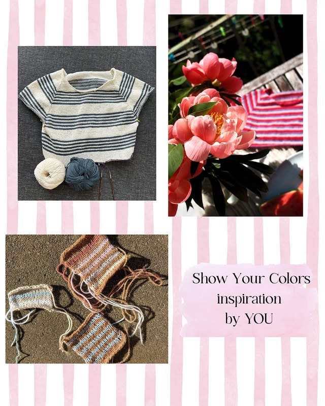 We are so excited to Show Your Colors! 🌈Liisa here🌸 I thought it would be fun and inspirational to share some of your Show Your Colors Tees. Aren't these all so beautiful? Sari has mentioned time and time again how rewarding it is to see people knitting her patterns and how inspiring it is. And now being a part of this KAL, I really get it. I just love the knitting community and the creativity here 🥰All of the pictures were posted with the #SYCKAL for the Show Your Colors KAL. I will be compiling similar posts as the KAL goes on, so now is the perfect time to cast on (or swatch!) your Show Your Colors tee, post about it and possibly get featured in the next post!Happy Monday everyone!🩷 by @sari_n_