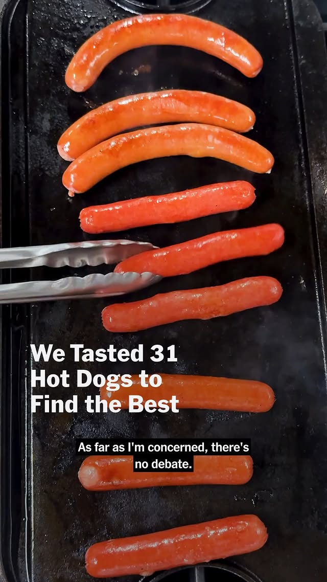 What's the best store-bought hot dog on the market? We tasted 31 franks — looking for the juiciest, snappiest, most crowd-pleasing picks. We landed on five dogs we think you'll love. See them all at the link in bio.

P.S. Can we talk about kitchen writer @ksquiresnyc coming in HOT with that mustard take 👀
