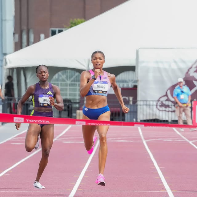World lead and my third fastest 200m…ever. 
Don’t you just love when things go right? 

Thank you @usatf for throwing a great meet here in Texas 🫶🏽