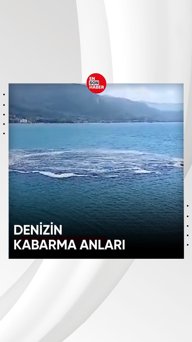 Kastamonu'nun Cide ilçesinde deniz yüzeyinde oluşan sıra dışı hareketlilik paniğe neden oldu.Liman bölgesinde yaklaşık 10 dakika boyunca kabaran ve fokurdamayı andıran görüntüler, vatandaşları tedirgin etti.#deniz #gaz #doğa