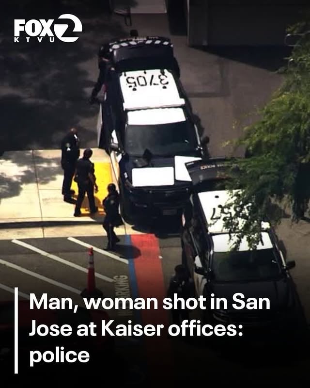 San Jose police said a man and a woman were shot Monday morning outside Kaiser's medical offices on Cottle Road. by @ktvu2
