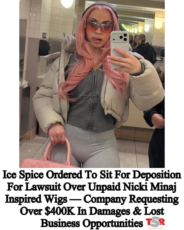 TSR Staff China! @China_lovelace_________________________Whew! #IceSpice is facing a lawsuit over alleged unpaid wigs. According to court documents obtained by @TMZ_tv, the rapper, whose legal name is Isis Gaston, has been ordered to sit for a deposition in Manhattan this September as part of an ongoing lawsuit filed by wig company Thee Bella Brand LLC. _________________________The company claims Ice Spice ordered 25 custom-made Nicki Minaj inspired wigs worth nearly $20,000 but allegedly never paid for them. The lawsuit also accuses the rapper of damaging the brand’s reputation by speaking negatively about the wigs on social media. The company is seeking more than $400,000 in damages, citing lost business opportunities and punitive damages. _________________________Ice Spice has denied the allegations, and the case continues to move through the courts. New filings show that discovery is set to continue through January 2027, with additional court conferences scheduled for September and December, including a settlement conference that could resolve the matter before trial. However, unless both sides can reach an agreement, Ice Spice is expected to answer questions under oath later this year. SWIPE ✍🏾#TSRStaffAS 📷:(@theebellabrand )
