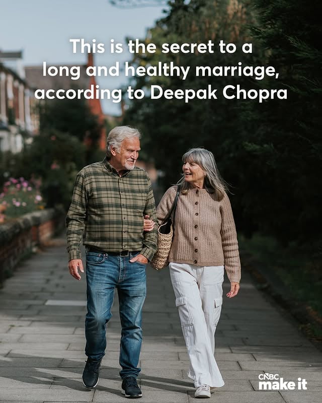 Deepak Chopra is known for doling out advice on spirituality and well-being. But the 79-year-old also has some acute insights on marriage. After all, he has been in one for more than 50 years. He shares his secret to a long marriage — and how to ensure “your relationship will thrive forever” — at the link in bio. by @cnbcmakeit