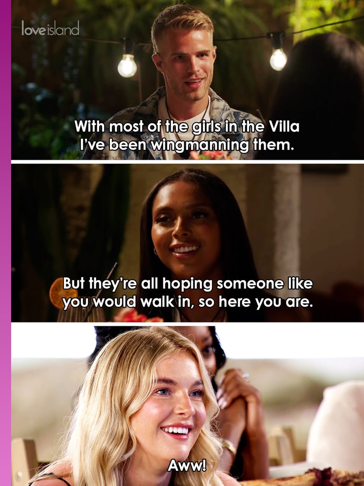 Sam gets his flirting game on with Namibia 😍