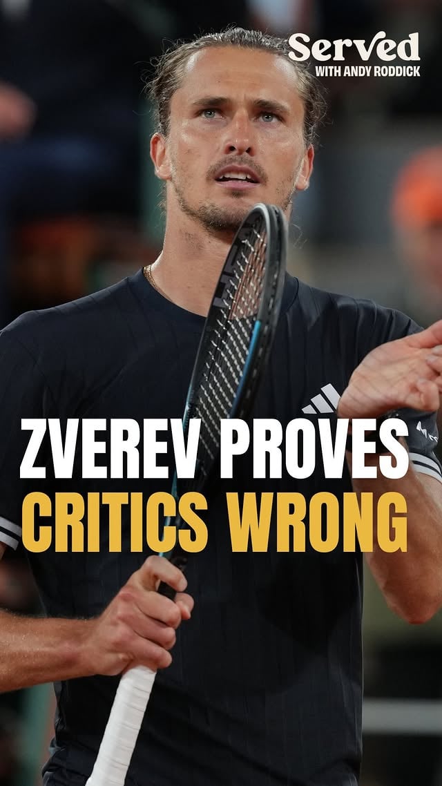 Throwback to 2025 when Andy had to remind everyone exactly who Alexander Zverev is on the courts. 💪

Catch Andy’s French Open finals reaction in the latest episode of Quick Served! Link in bio! 🔗