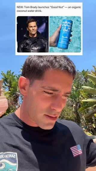 Coconut water is amazing. The name for this one is a bit tough. I’ll drink it and get roasted by my friends 😂🤷‍♂️Hey the product is healthy tho so that’s good by @santacruzmedicinals