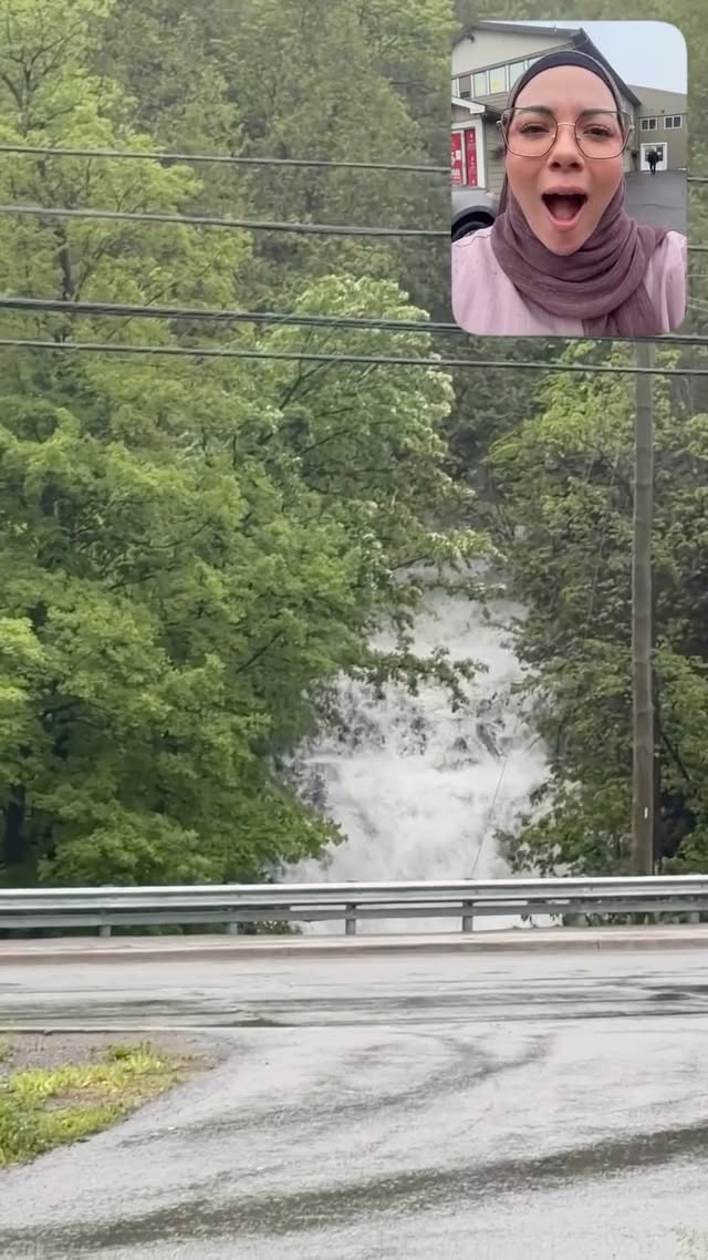 What a hidden gem in Ottawa! 🇨🇦 #canada #waterfall #godsnature #nature by @thelatinaninjaofficial