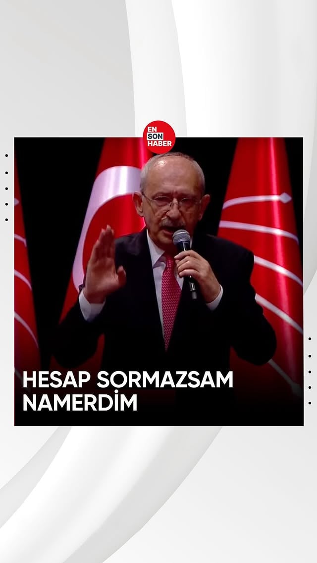 Ahlaki değerlerin yeniden inşa edilmesi ve korunması gerektiğini söyleyen Kemal Kılıçdaroğlu, partiyi zor duruma sokanlardan hesap soracağını ifade etti.

#kemalkılıçdaroğlu #chp #hesap #mutlakbutlan