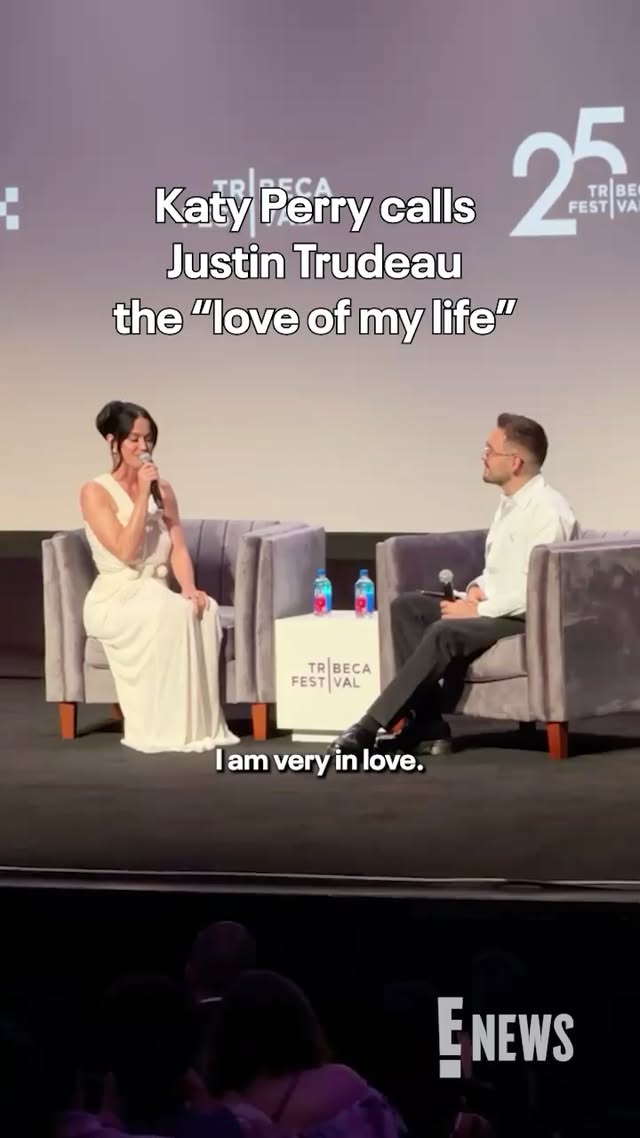 Legendary Lovers. 😍 Katy Perry opens up about the "love of her life" Justin Trudeau at the Tribeca Film Festival.