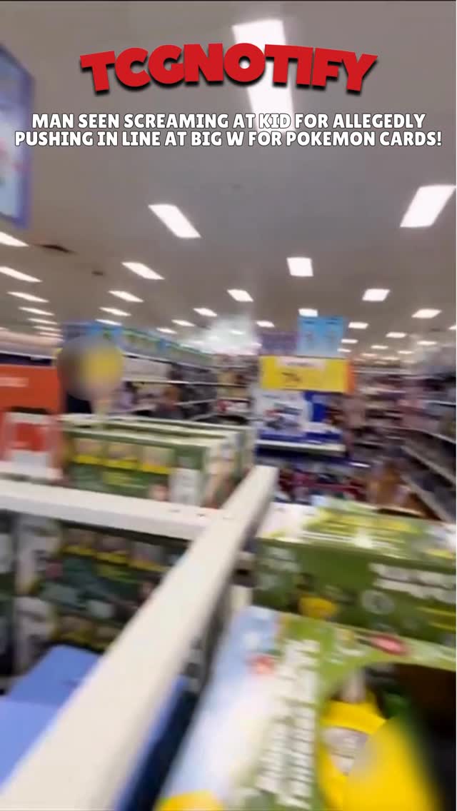 Crazy Scenes unfolding today at the annual Big W Toysale for Pokemon Cards!

Location Big W Colonnades, South Australia