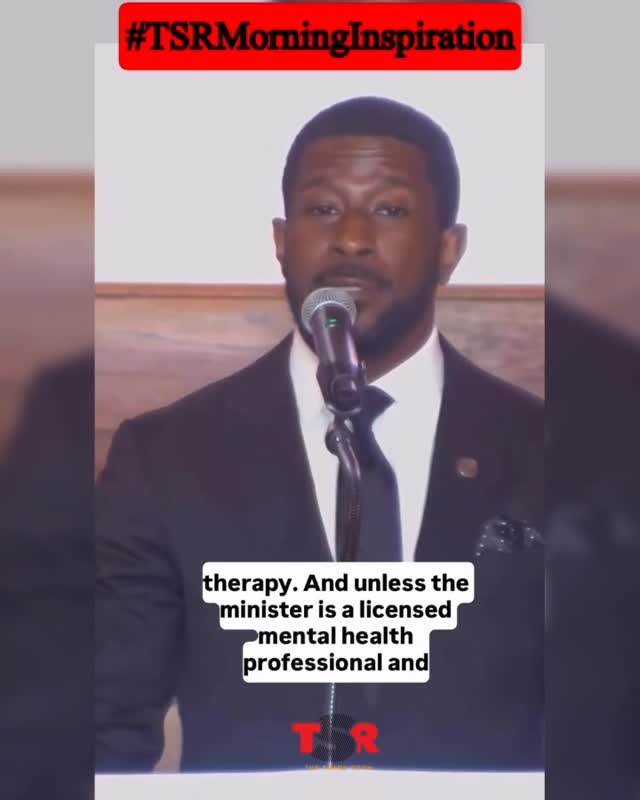 #TSRMorningInspiration: If you needed a sign to get a therapist, let this be it! ✍🏾#TSRStaffASx 📹: (@hahoughpublic )