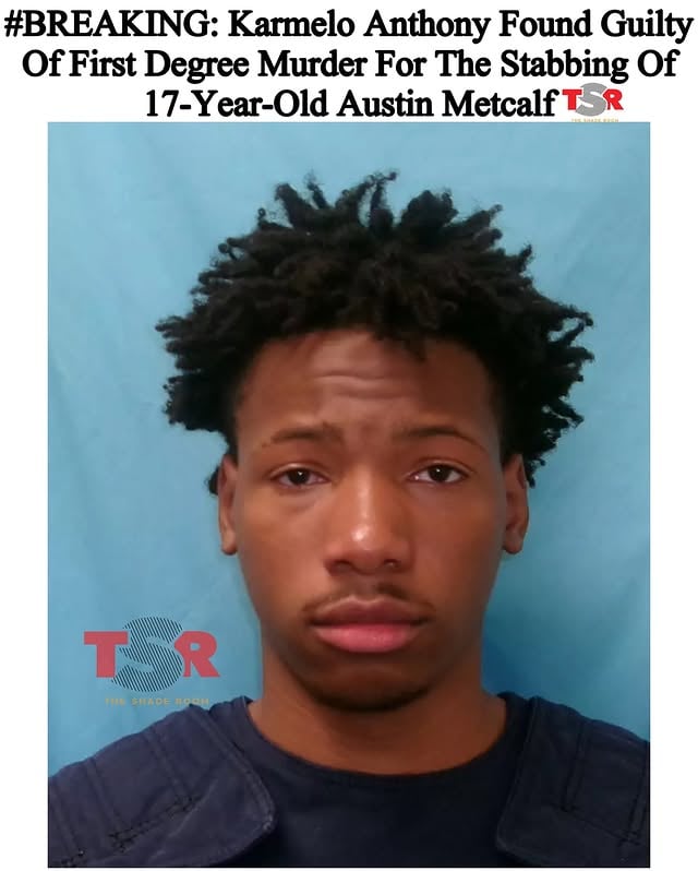 TSR Staff: Jada R.! @iamjadanicolle
______________________________
#KarmeloAnthony, now 19, was found guilty of first-degree murder in the fatal stabbing of #AustinMetcalf, a 17-year-old student-athlete. The incident occurred during a Frisco Independent School District track meet on April 2, 2025.
______________________________
According to investigators, the two teens, who attended different schools and did not know each other, got into an altercation at Kuykendall Stadium, which led to Anthony allegedly stabbing Metcalf. Metcalf later died at the hospital, and Anthony was subsequently arrested.
______________________________
In the courtroom, Karmelo Anthony broke down in tears after the guilty verdict was read. His parents then walked out of the courtroom. Judge John Roach Jr. informed Anthony that his bond has been revoked, and he is now remanded into the custody of the Collin County Sheriff’s Office.
📸:@Friscopd ✍🏾:#TSRStaffJR