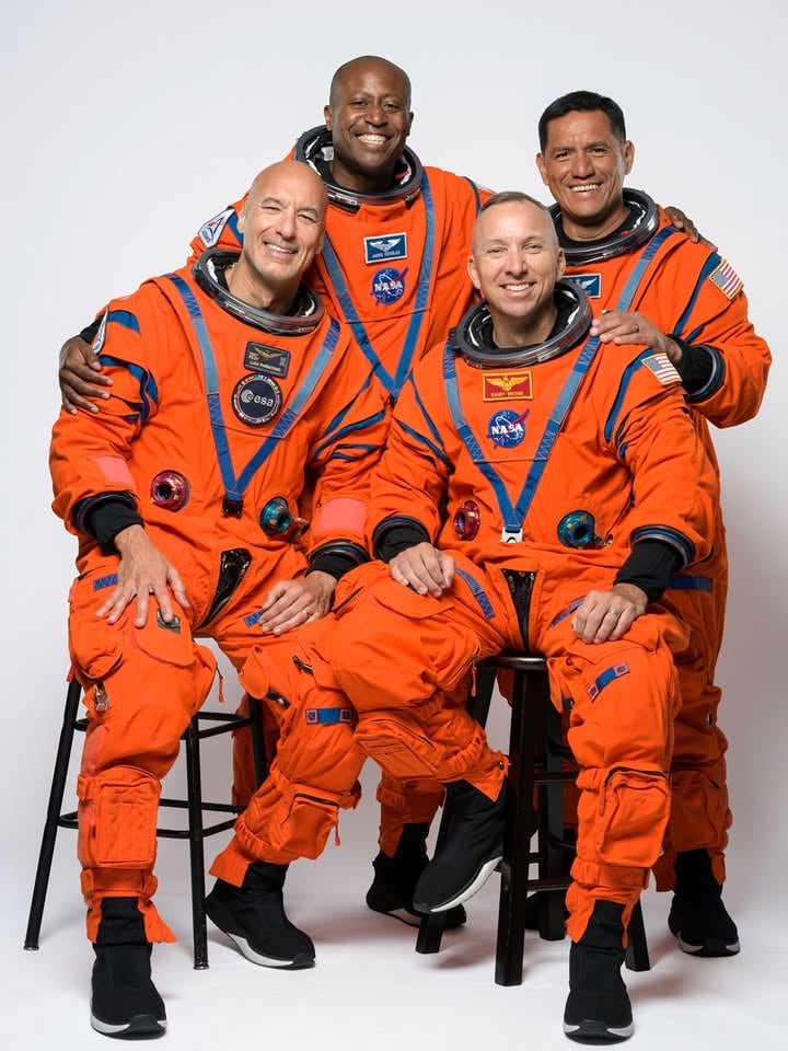 Meet the four astronauts who’ll push Orion to its limits 👨‍🚀👨‍🚀👨‍🚀👨‍🚀

NASA has just announced the Artemis III crew: Commander @astrokomrade. Lander specialists @astro_frankrubio and @astro_andred. And as pilot, our very own @astro_luca. This is a crew that’s ready for one of the most ambitious test flights in human spaceflight history.

Now, let’s talk about Luca: 366 days in space. Six spacewalks. Commander of the @iss. More than 2000 hours in the air, across 40+ types of aircraft. He’s not just an astronaut. He’s an experimental test pilot, the kind of person built for exactly this.

Artemis III is all about pushing the absolute limits of what a crewed spacecraft can do in orbit. Rendezvous, docking, complex manoeuvres. The procedures that future crews will depend on to actually reach the lunar surface. And Luca will also be at the controls of this mission.

He won’t be flying alone in more ways than one, though. European industry is on board too, literally, in the form of our European Service Module. The powerhouse of the Orion spacecraft. It delivers the power, propulsion, water and air that keep all four astronauts alive. Built across 13 of our Member States, with over 100 suppliers involved, it’s already proven itself on Artemis I and II. Now it goes further.

This is what our cooperation with NASA looks like in practice. A European astronaut at the controls, a European module powering the spacecraft. Together, we’re building the future of human spaceflight.

Swipe through the carousel to see the crew in their Artemis spacesuits and hear how Luca felt when he got the call.

📸 @nasa