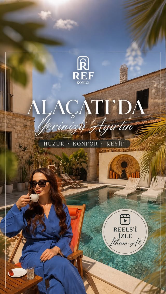 Kendinize biraz zaman ayırın. ✨ @refalacatikoyici Alaçatı’nın huzur dolu atmosferinde, keyifli bir kaçamak için yeriniz hazır. 🤍#alaçatı #otel #otelönerisi #i̇zmir by @ecemnaztunca