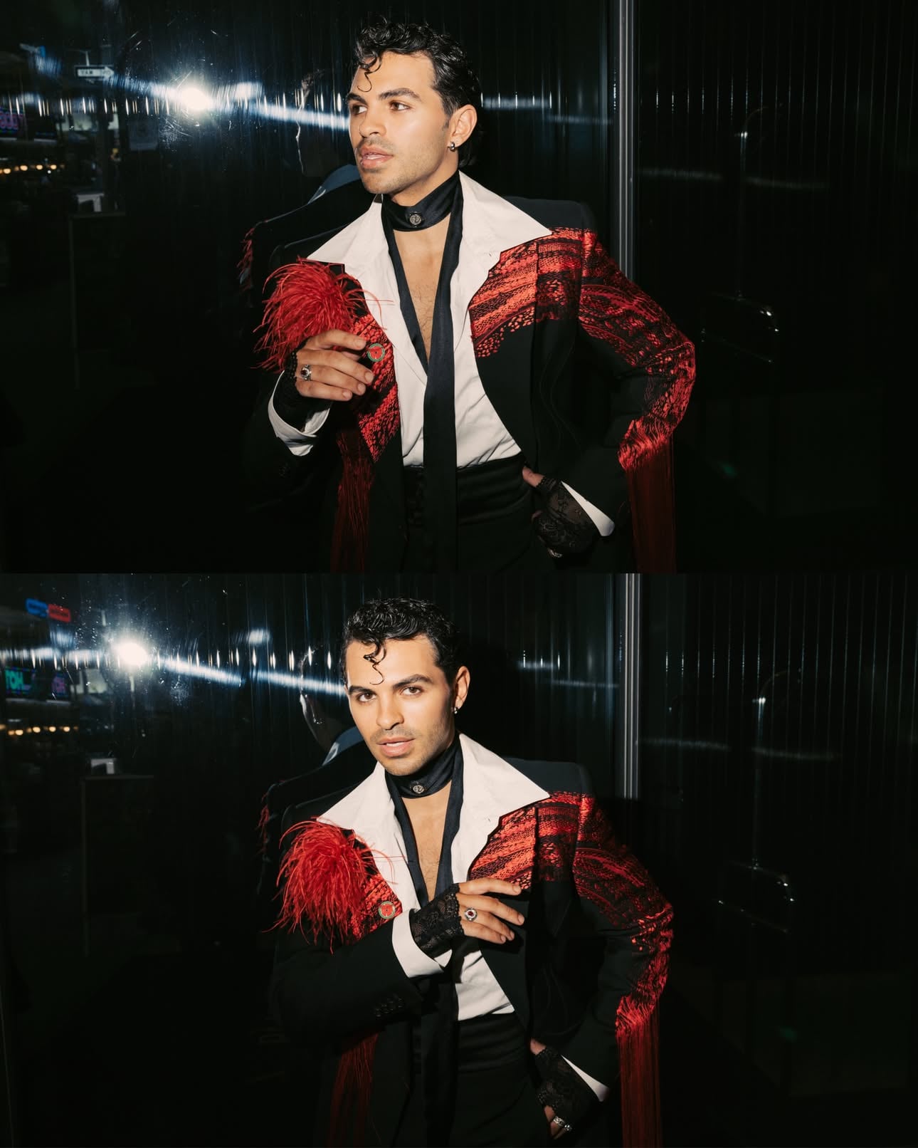 Tony Award Nominee 
@lostboysmusical 
@thetonyawards 

Suit: @alexandermcqueen 
MUA: @chesneymitchell 
Stylist: @kyleanthonysosa 
Pin: @broadwayvoicesforpalestine 
Photos: @blakewnelson

#tonyawards #thelostboys