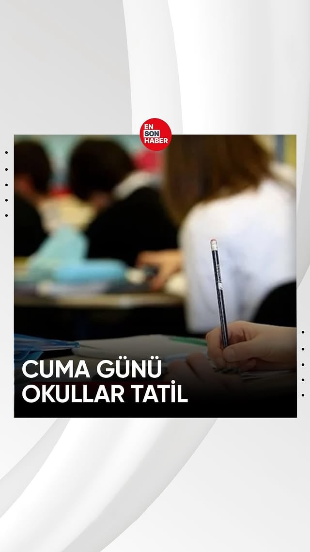 Milli Eğitim Bakanı Yusuf Tekin, LGS sınavı öncesi hazırlıkların yapılabilmesi için cuma günü okulların tatil edildiğini açıkladı.

Tekin, sınavın A Milli Futbol Takımı'nın 2026 FIFA Dünya Kupası'ndaki maçı nedeniyle 13 Haziran Cumartesi gününe alındığı da belirtti.

#okul #tatil #millitakım #lgs #sınav