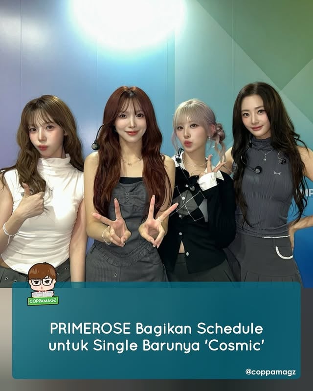 Selasa (9/6), girl grup PRIMROSE bagikan scheduler untuk comeback dengan album barunya bertajuk 'Cosmic'. Sementara itu, album barunya akan dirilis pada 24 Juni mendatang. Siap menantikannya?..Primrose_aoCoppaMagz >Bloomin #CM_PRIMROSE #Bloomin_CM