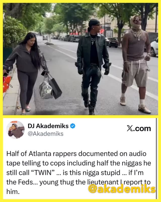 Tell that retarded nigga @lilbaby this my response to him. Nigga u can’t call no one the Feds …fool u think we don’t got eyes and ears??