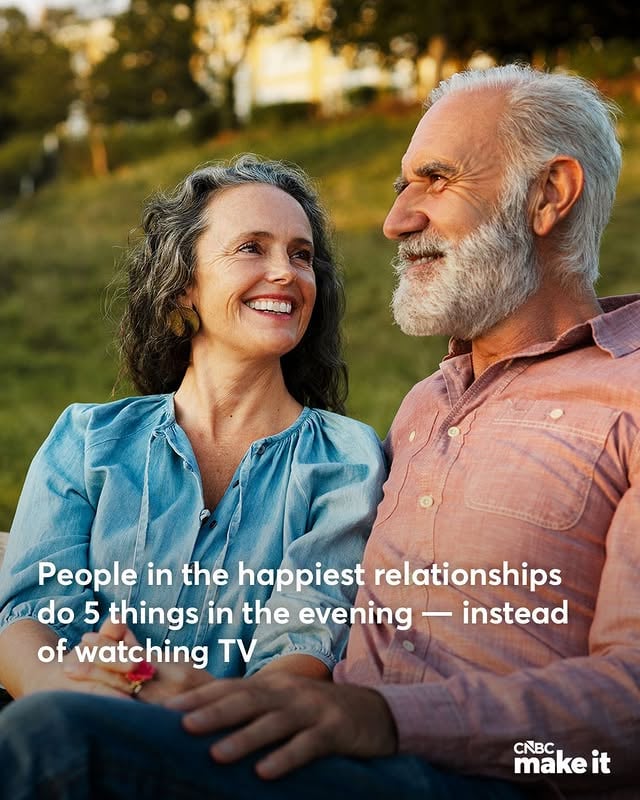 For modern couples, the evenings often run on autopilot: work, household chores, eat dinner, clean up and then collapse onto the couch. But quality time doesn't have to wait for the weekend.Mark Travers, a psychologist who studies couples, has found that many couples are starved for quality time together, and the weekend often feels like the only real opportunity to connect.From taking a short walk to cooking together, tap the link in bio to read what Travers says the happiest couples do in the evenings instead of watching TV. by @cnbcmakeit