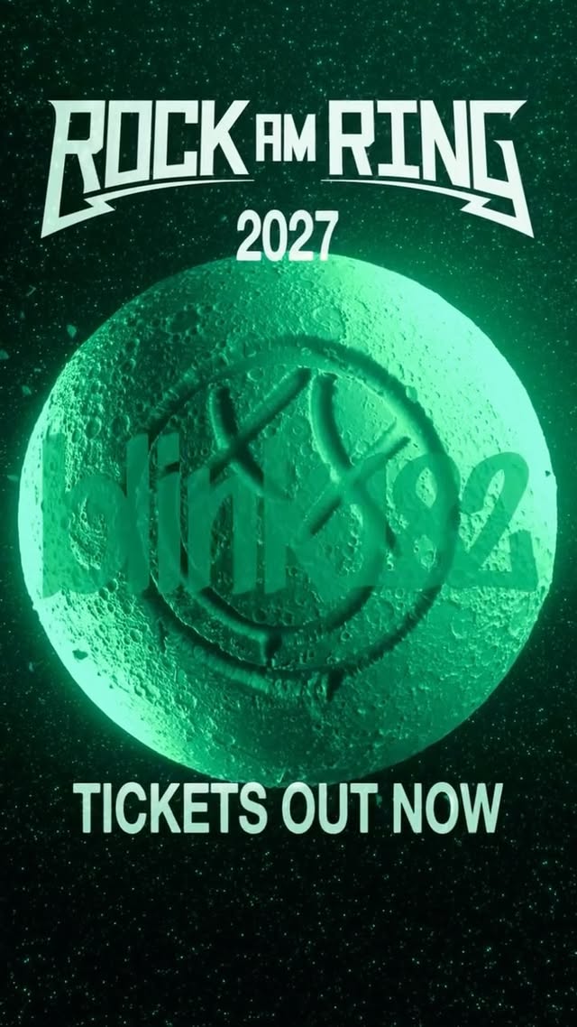 Die letzten Tage habt ihr wieder Ring-Geschichte geschrieben. Diese gemeinsamen Erinnerungen vergessen wir nie!
2027 schreiben wir ein neues Kapitel - und blink-182 sind der erste Headliner!
Der VVK ist jetzt gestartet.