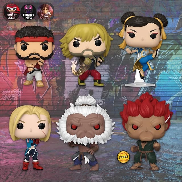First look at Street Fighter Funko Pops! Available for Pre-Order Wednesday at 9am PT #funko #funkopop #funkopops #collector #streetfighter by @funkoinfo_