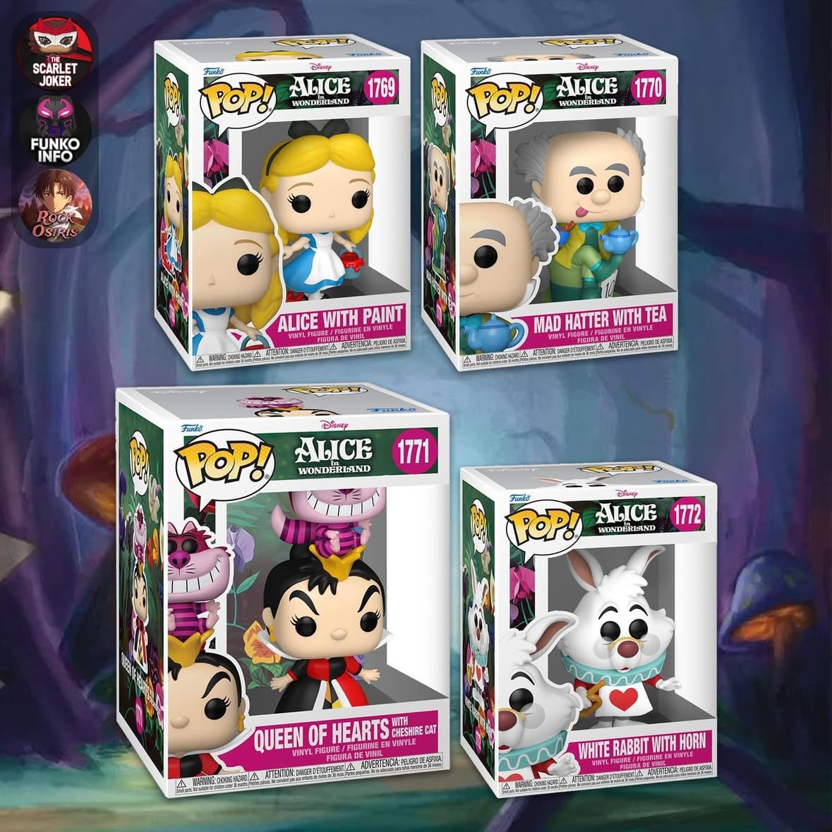 First look at Alice in Wonderland Funko Pops! Available for Pre-Order Wednesday at 9am PT #funko #funkopop #funkopops #collector #aliceinwonderland by @funkoinfo_