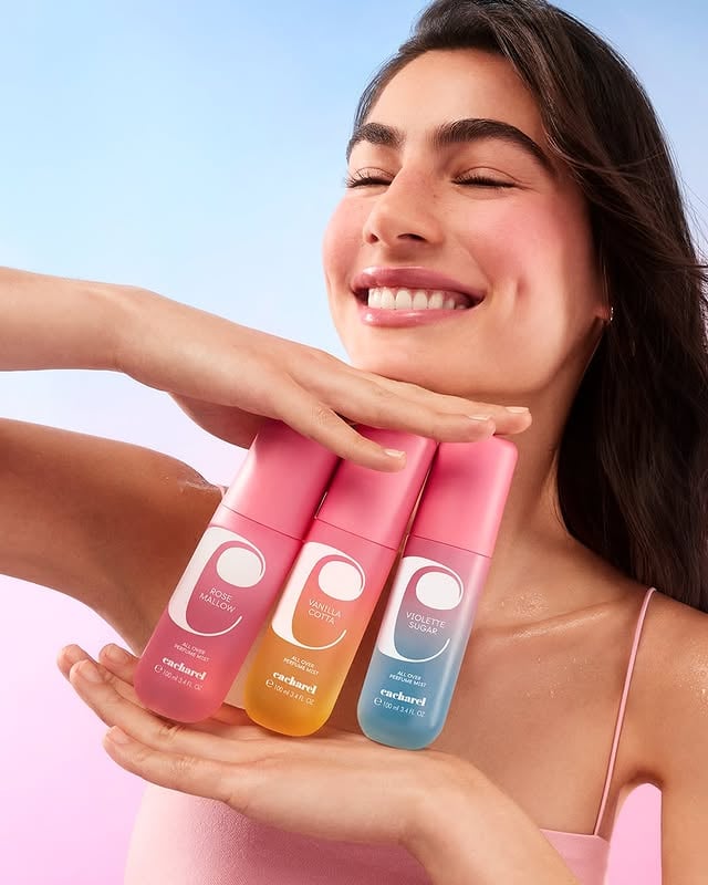 Pick your flavor! 

Step into the world of @cacharelparfums with the Yummy Mists, a collection of gourmand scents where signature flowers meet irresistibly decadent notes. 

Will you get hooked on Violette Sugar, melt with Rose Mallow, or indulge in Vanilla Cotta? 

#LOrealGroupe #CacharelFragrances #YummyMists #CreateTheBeautyThatMovesTheWorld